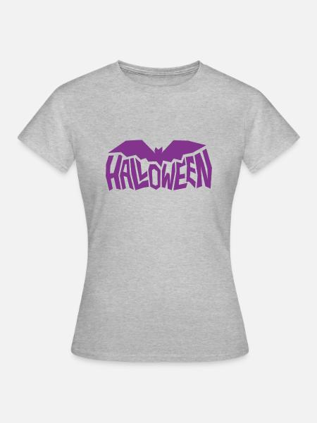 Halloween-Peitsche - Frauen T-Shirt - Grau meliert