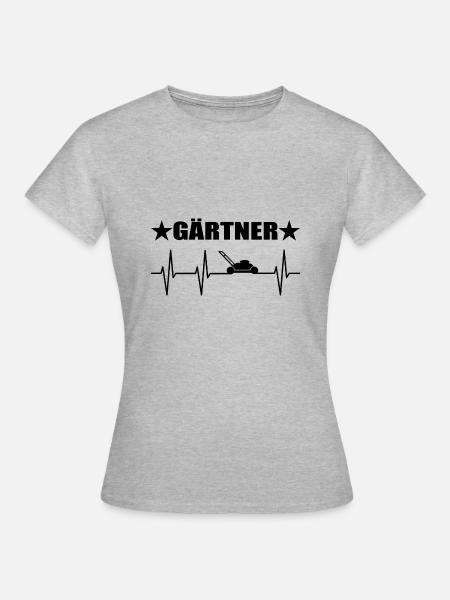 Garten - Frauen T-Shirt - Grau meliert