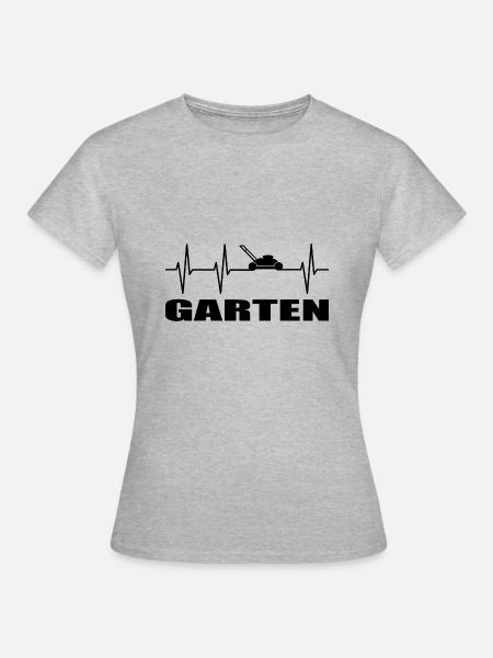Garten - Frauen T-Shirt - Grau meliert