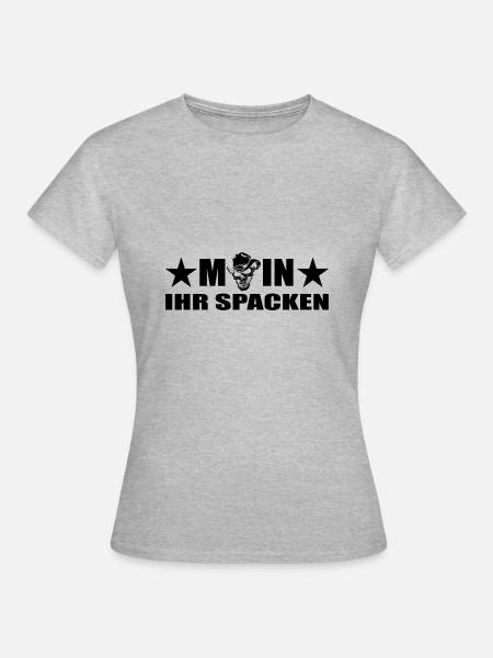 Moin - Frauen T-Shirt - Grau meliert