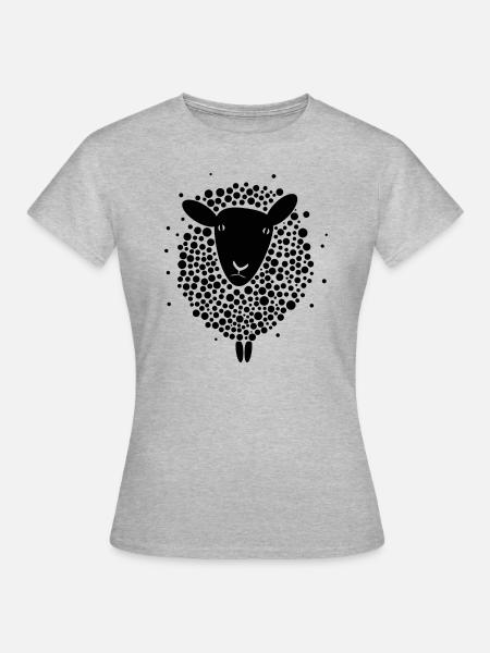 Black sheep - Women's T-Shirt - heather grey