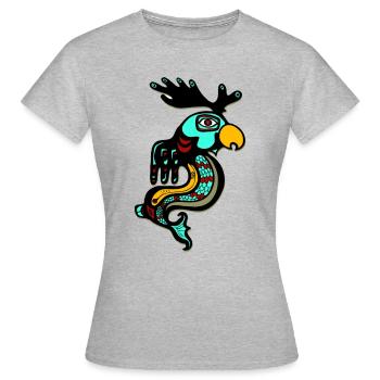tribal - T-shirt Femme - gris chiné - Devant - AI Model Female 172 dark (172cm)