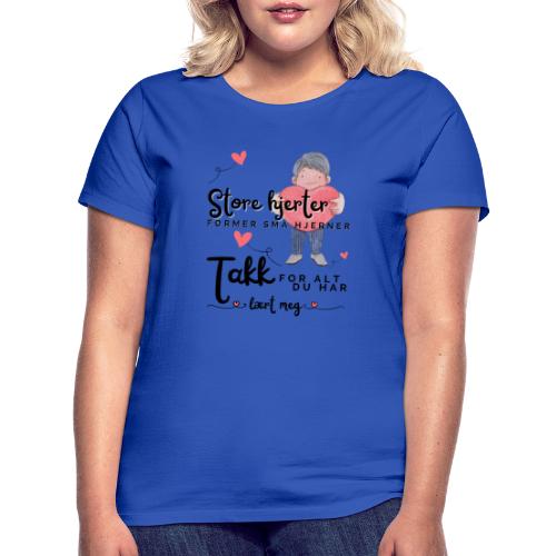 Gave til barnehageansatt eller lærer - T-skjorte for kvinner