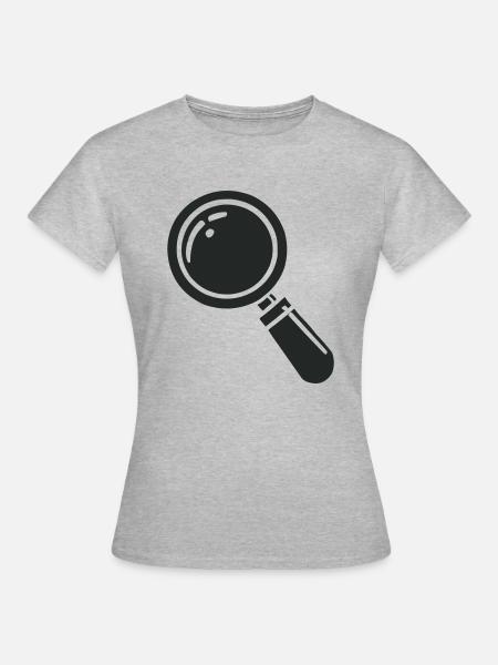 lupe - Frauen T-Shirt - Grau meliert