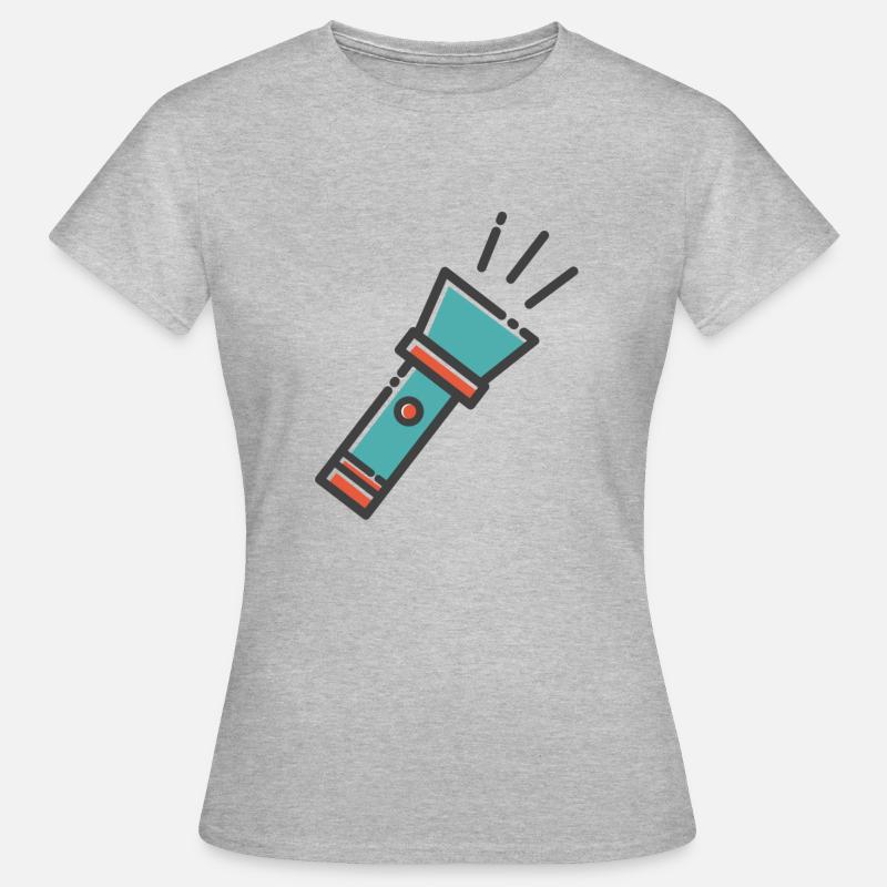 flashlight - Women's T-Shirt - heather grey
