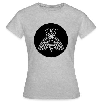 papillon de nuit - T-shirt Femme - gris chiné - Devant - AI Model Female 172 dark (172cm)