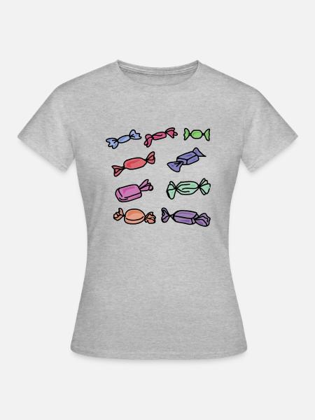 BonBons - Frauen T-Shirt - Grau meliert