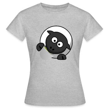 tea breakfast breakfast coffee87 - Women's T-Shirt - heather grey - Front - AI Model Female 172 dark (172cm)