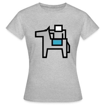soldat de l’armée soldat chevalier guerre mondiale ww63 - T-shirt Femme - gris chiné - Devant - AI Model Female 172 dark (172cm)