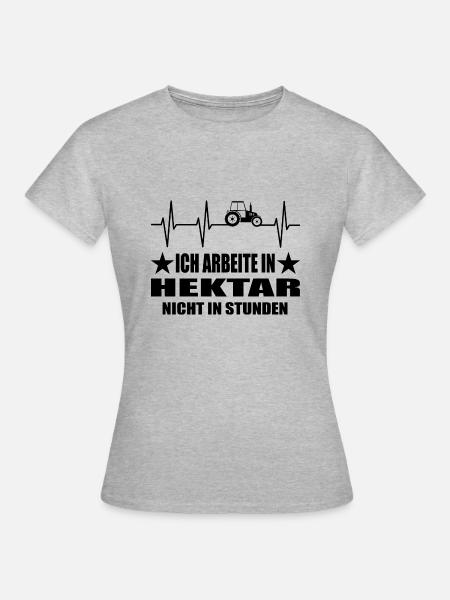 Traktor - Frauen T-Shirt - Grau meliert