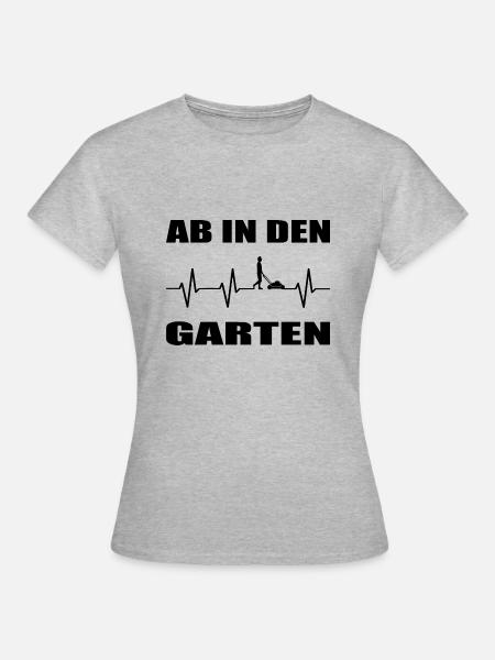 Garten - Frauen T-Shirt - Grau meliert
