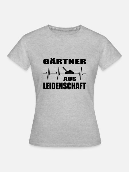 Garten - Frauen T-Shirt - Grau meliert