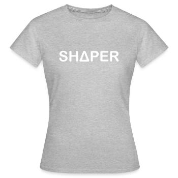 Shaper Halfpipe VTT Schanze Tools Path of Exile - T-shirt Femme - gris chiné - Devant - AI Model Female 172 dark (172cm)