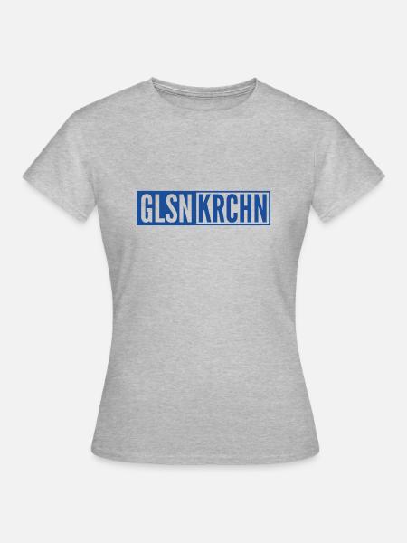 Gelsenkirchen - Glsnkrchn - Frauen T-Shirt - Grau meliert