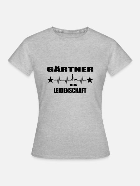 Garten - Frauen T-Shirt - Grau meliert