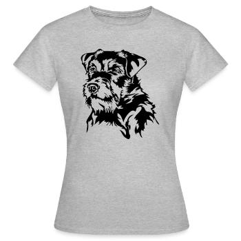 GERMAN HUNTING TERRIER hunting dogs hunting dog Wilsigns - Women's T-Shirt - heather grey - Front - AI Model Female 172 dark (172cm)