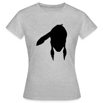 indian - Frauen T-Shirt - Grau meliert - Vorne - AI Model Female 172 dark (172cm)
