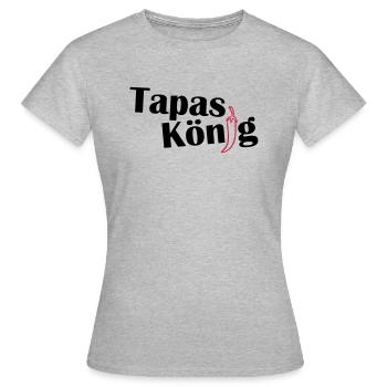 Tabas Koenig - Frauen T-Shirt - Grau meliert - Vorne - AI Model Female 172 dark (172cm)