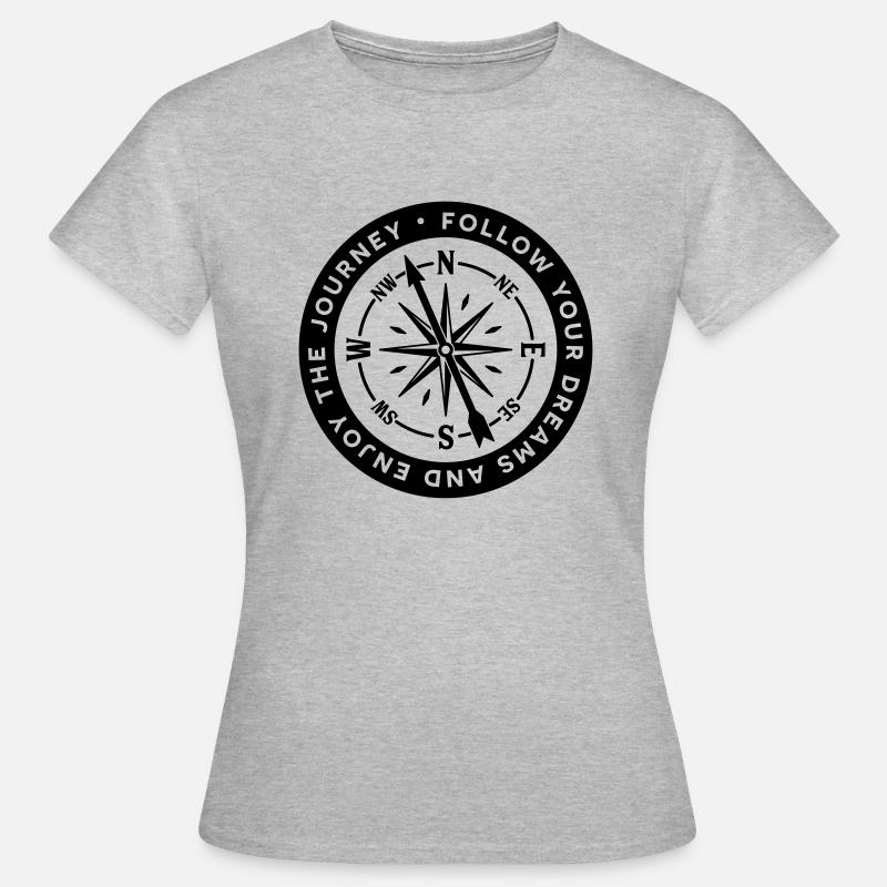 compass - Women's T-Shirt - heather grey