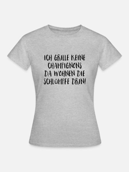 Coole Sprüche - Frauen T-Shirt - Grau meliert