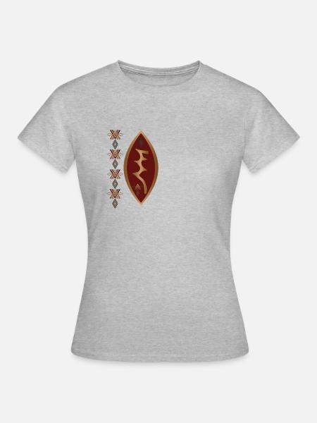 WALD - Frauen T-Shirt - Grau meliert