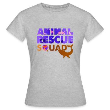 Rescue Animals Refuge pour animaux - T-shirt Femme - gris chiné - Devant - AI Model Female 172 dark (172cm)