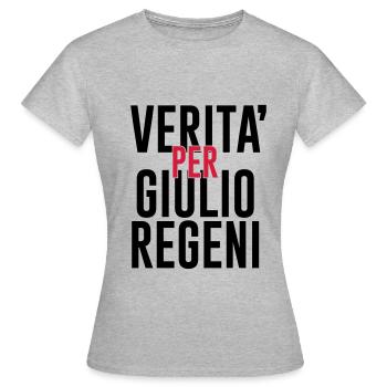 WAHRHEIT - Frauen T-Shirt - Grau meliert - Vorne - AI Model Female 172 dark (172cm)