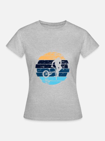 BMX - Frauen T-Shirt - Grau meliert