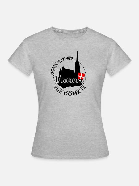 Vienna - Frauen T-Shirt - Grau meliert
