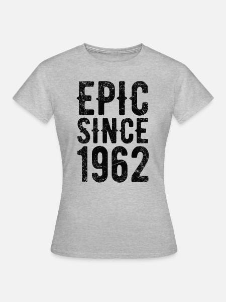 Epic since 1962 - Frauen T-Shirt - Grau meliert