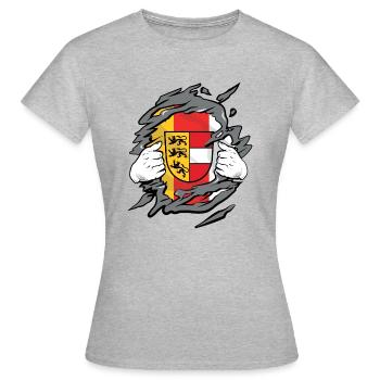 Carinthie Carinthie Autriche Lakes Patriot Gift - T-shirt Femme - gris chiné - Devant - AI Model Female 172 dark (172cm)
