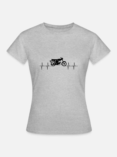 Simson S51 - Frauen T-Shirt - Grau meliert