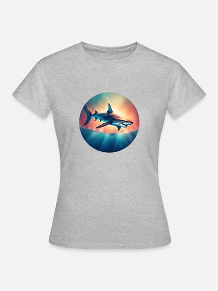 Oceanic Predator Shark Shark - Women's T-Shirt - heather grey