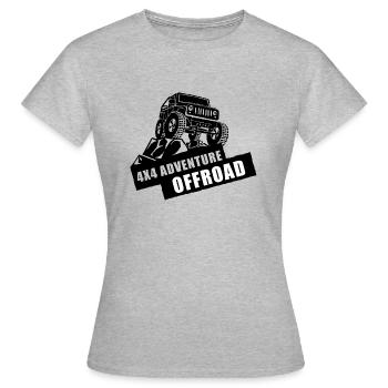 Offroad Adventure - Women's T-Shirt - heather grey - Front - AI Model Female 172 dark (172cm)