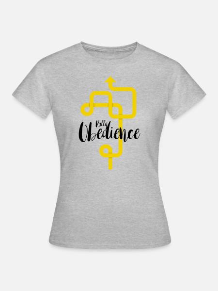 Rassemblement Obéissance - T-shirt Femme - gris chiné