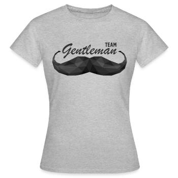 Gentleman - Frauen T-Shirt - Grau meliert - Vorne - AI Model Female 172 dark (172cm)
