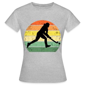 Field field hockey gift field field hockey player gift - Women's T-Shirt - heather grey - Front - AI Model Female 172 dark (172cm)