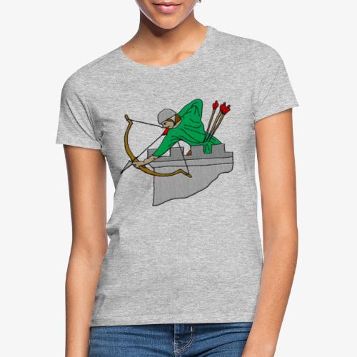 Archery Medieval Embroidered design by patjila - Women's T-Shirt