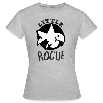 Le coquin est un... petit scélérat - T-shirt Femme - gris chiné - Devant - AI Model Female 172 dark (172cm)