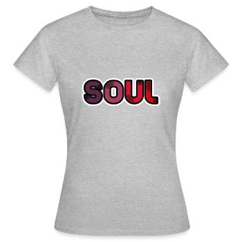 Soul - T-shirt Femme - gris chiné - Devant - AI Model Female 172 dark (172cm)