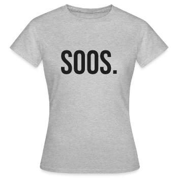 Simple SOOS - Women's T-Shirt - heather grey - Front - AI Model Female 172 dark (172cm)
