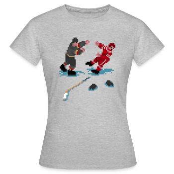 GLOVES OFF! - Women's T-Shirt - heather grey - Front - AI Model Female 172 dark (172cm)