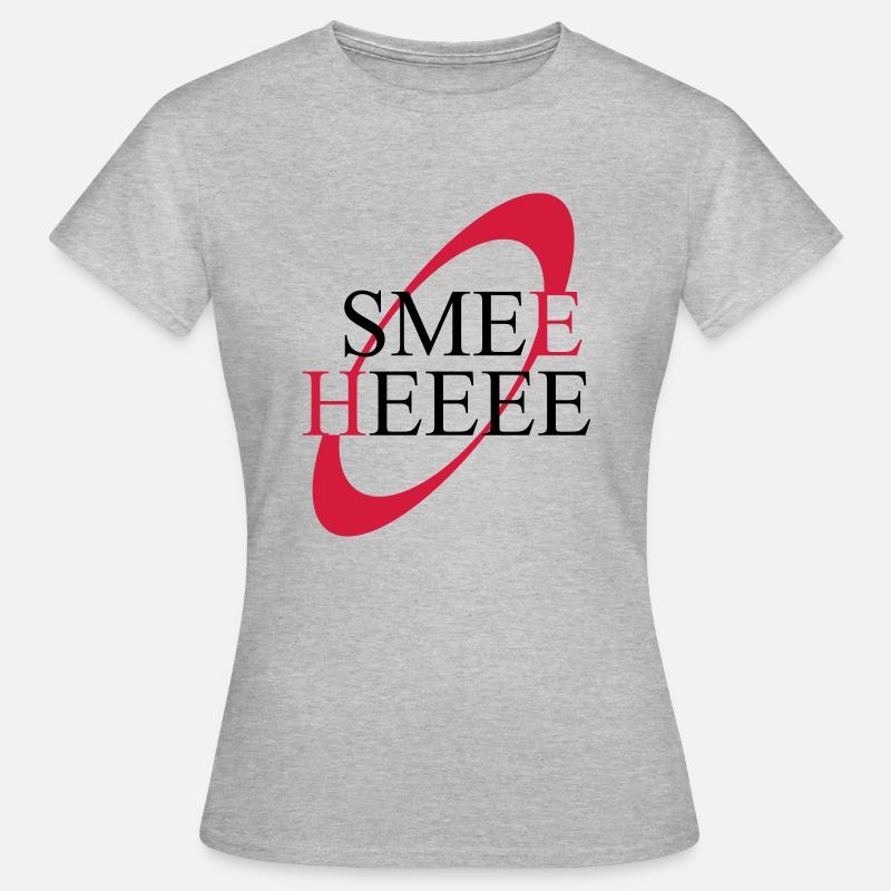 Smee Heee Kryten Red Dwarf quote - Women's T-Shirt - heather grey