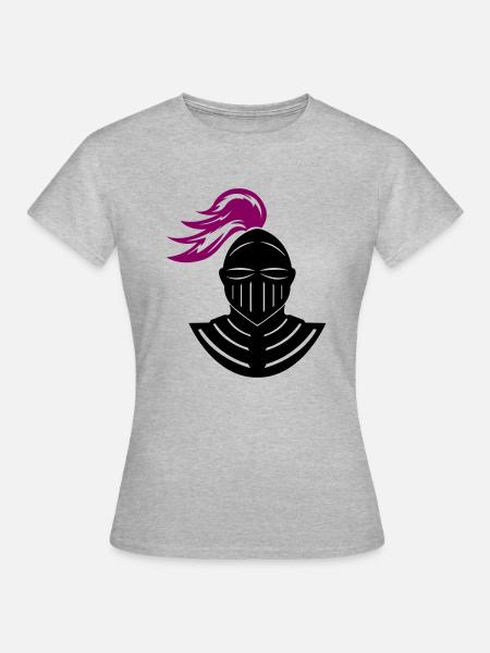 ritter - Frauen T-Shirt - Grau meliert