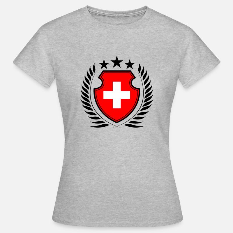 Switzerland - Women's T-Shirt - heather grey