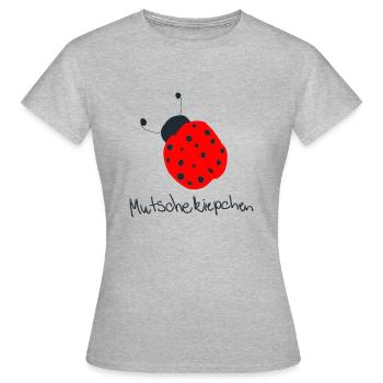sächsischer marienkäfer - Frauen T-Shirt - Grau meliert - Vorne - AI Model Female 172 dark (172cm)