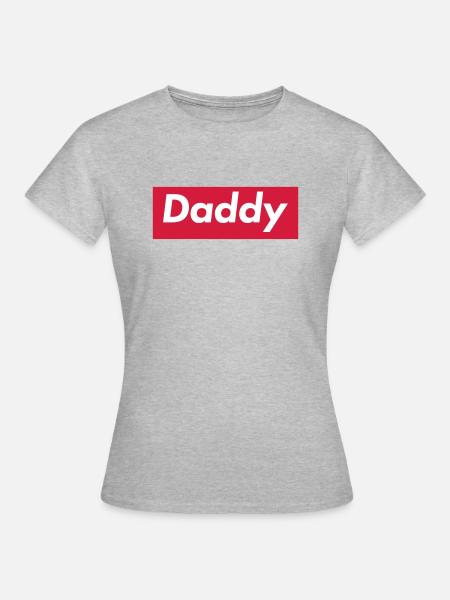 Daddy - Frauen T-Shirt - Grau meliert