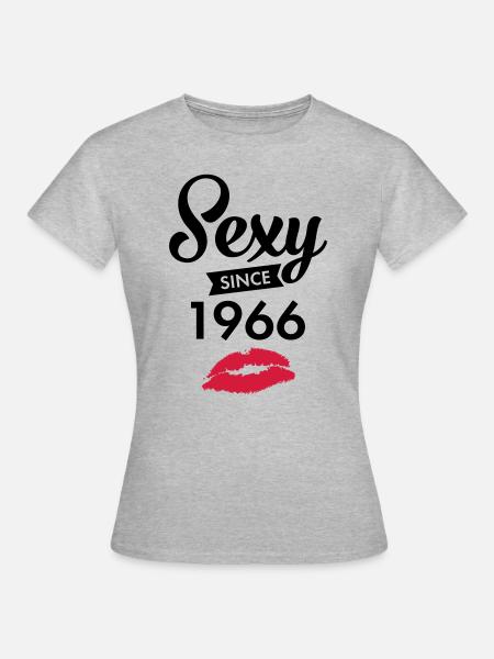 Sexy Since 1966 - Frauen T-Shirt - Grau meliert