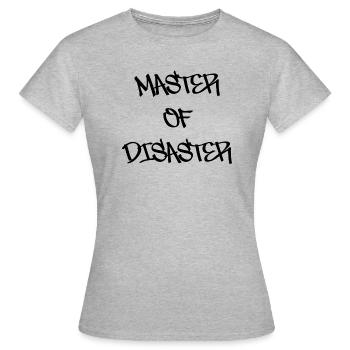 maître du désastre - T-shirt Femme - gris chiné - Devant - AI Model Female 172 dark (172cm)