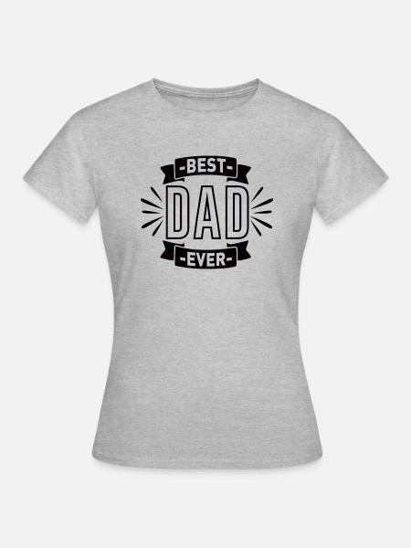 Bester Vater. - Frauen T-Shirt - Grau meliert